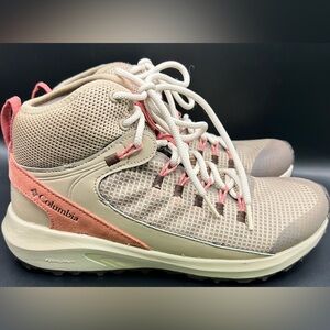 Columbia- Womens, Oxford Tan hiking Mid waterproof Trailstorm Boots-Size:10